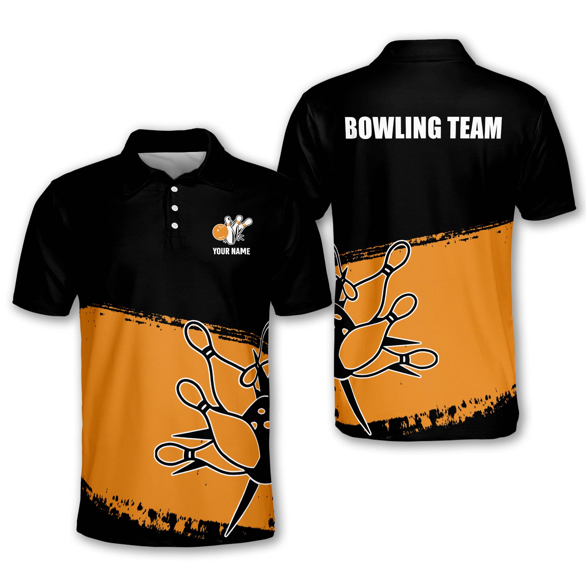 Personalized 3D All Over Printed Black Bowling T Shirt, I'M On Strike