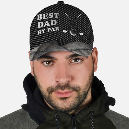 Best Dad By Par Classic Cap Hat Golf Baseball Cap Hat For Men And Women, Golf Cap Hat CO0628