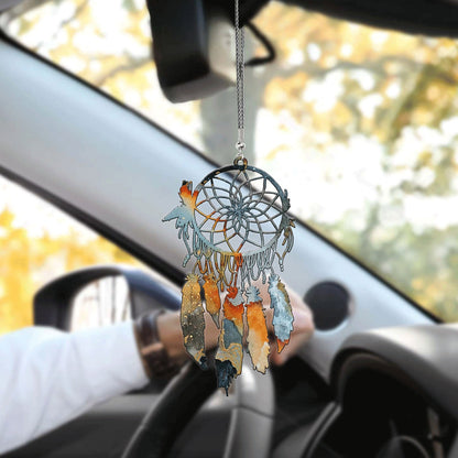 Native American Car Hanging Ornament, Native American Interior Decoration For Car OO0039