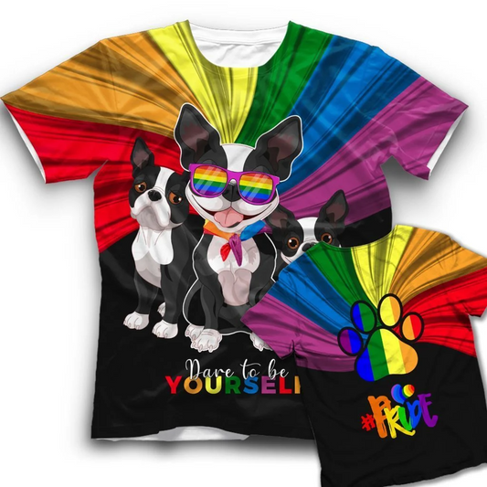 Dare To Be Yourself Shirt, Pride Shirt For LGBT Pride Month LO0787