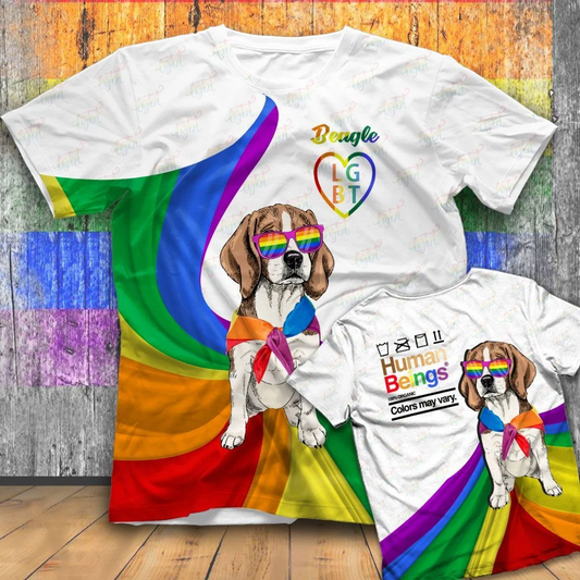 Gift To Lesbian, Beagle Lgbt Tshirt, Transgender Gifts, Gifts For Lgbtq Friends LO0784