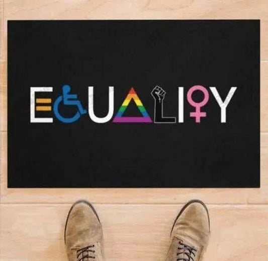 Equality Lgbt Pride Doormat, Lgbt Doormat, Equality Gifts LO1287