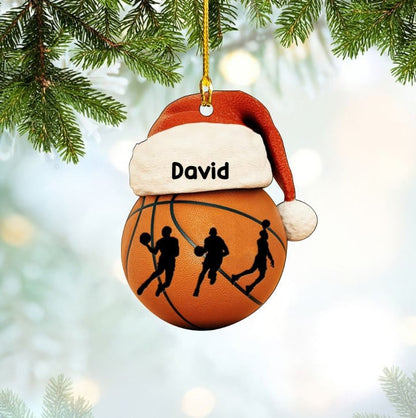 Personalized Basketball Custom shape acrylic ornament, ornament for Basketball Players OO4432