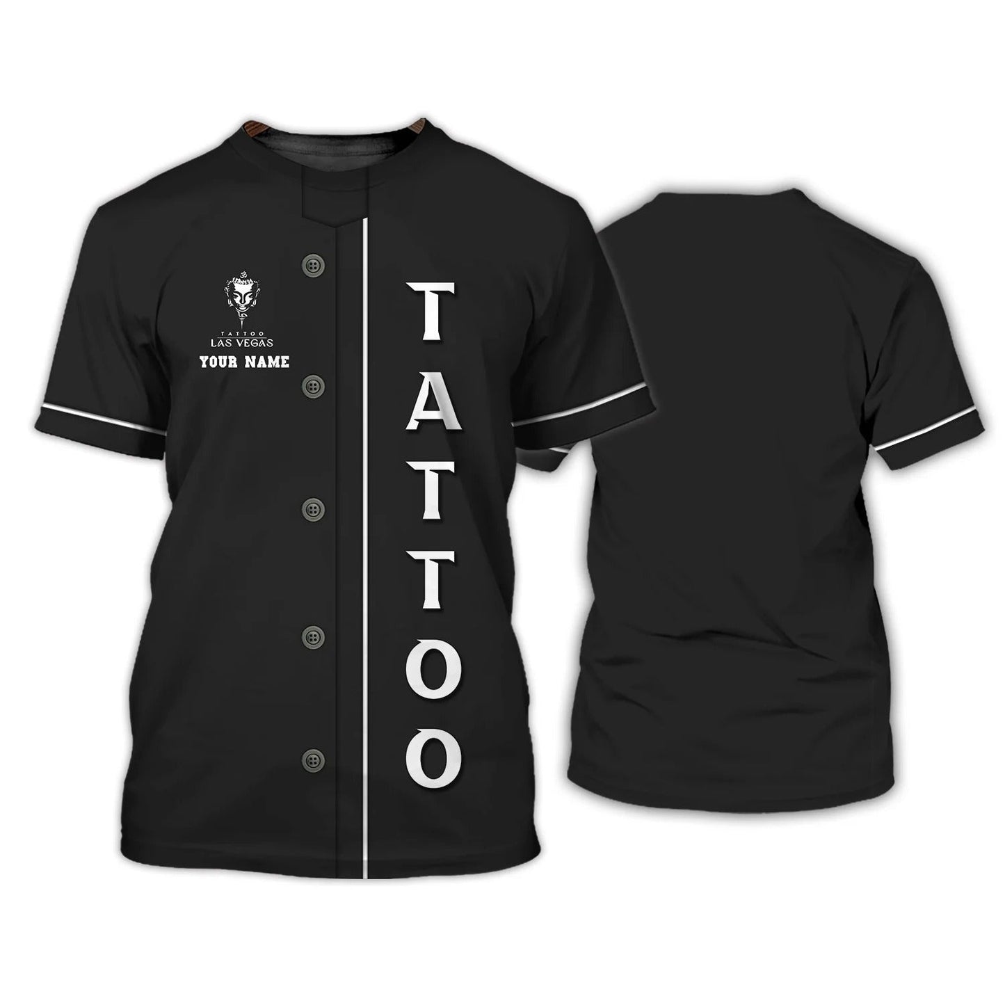 Tattoo Las Vegas Personalized 3D Shirt Classic Tattoo Uniform TO2718