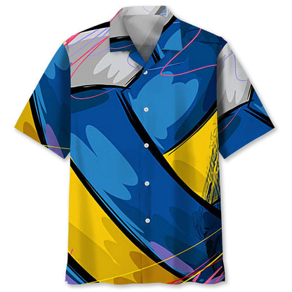 Volleyball Colorful Hawaiian Shirt, Volleyball Pattern 3D Shirt, Gift for Volleyball Lovers HO5556