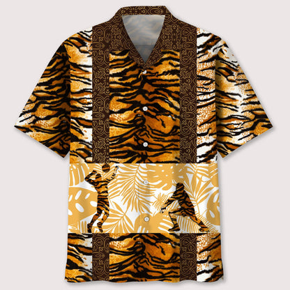 Volleyball Leopard Skin Hawaiian Shirt, Perfect Gift for Volleyball Lovers HO5555