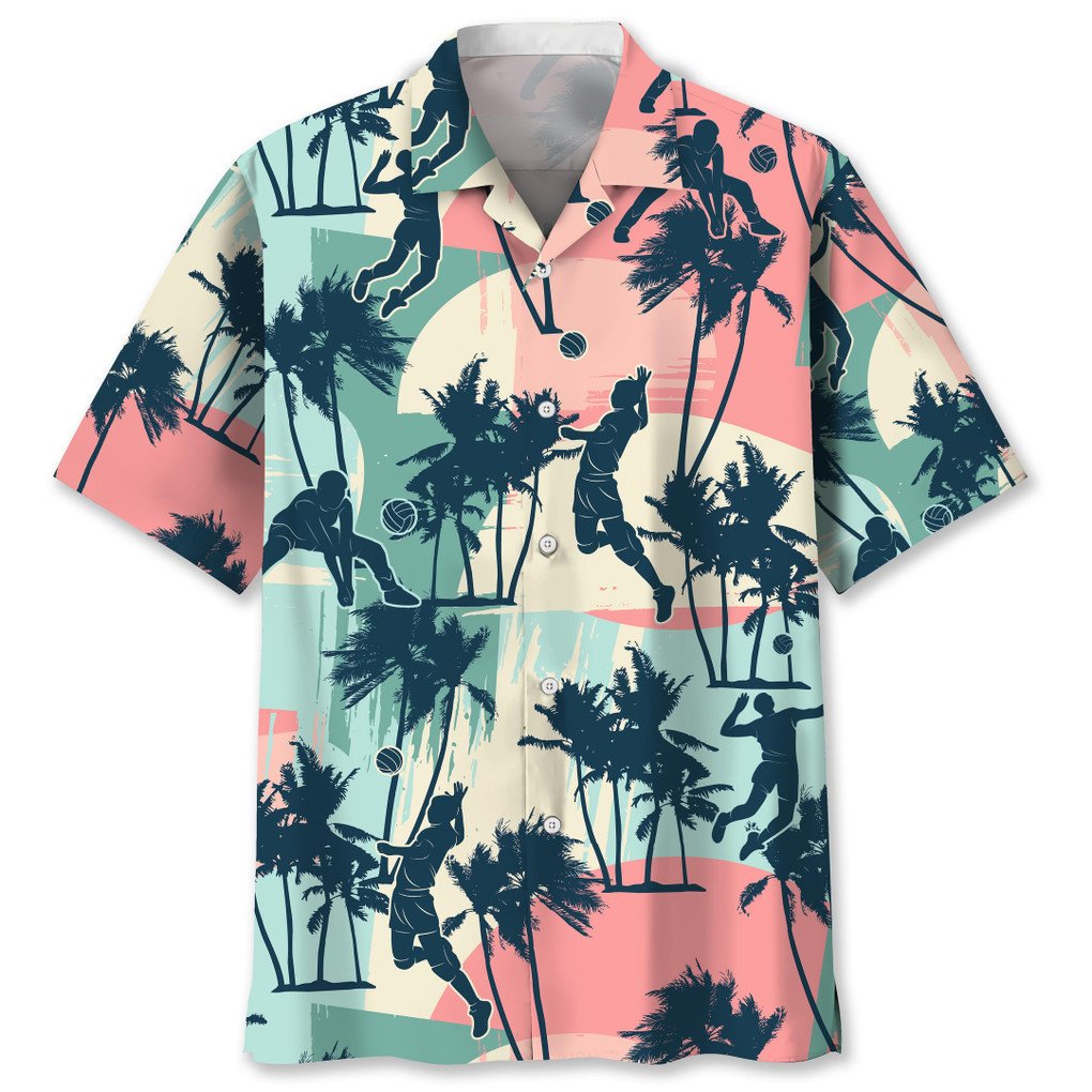 Volleyball Color Beach Hawaiian Shirt, Summer Shirt for Volleyball Players HO5560