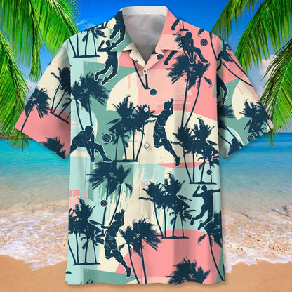 Volleyball Color Beach Hawaiian Shirt, Summer Shirt for Volleyball Players HO5560