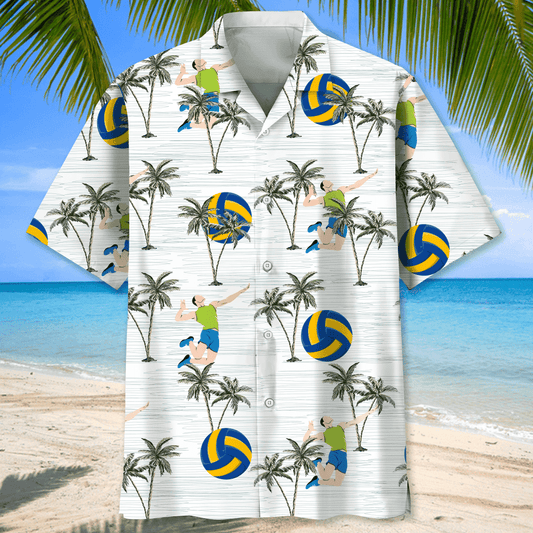 Volleyball Coconut Hawaiian Shirt, Summer Shirt for Volleyball Players HO5561