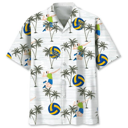 Volleyball Coconut Hawaiian Shirt, Summer Shirt for Volleyball Players HO5561