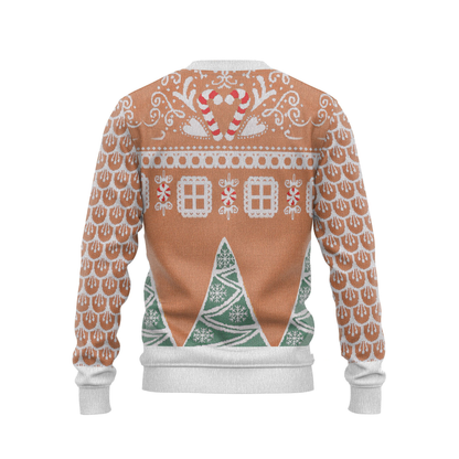 Gingerbread House Ugly Christmas Sweater for Men Women SO0830