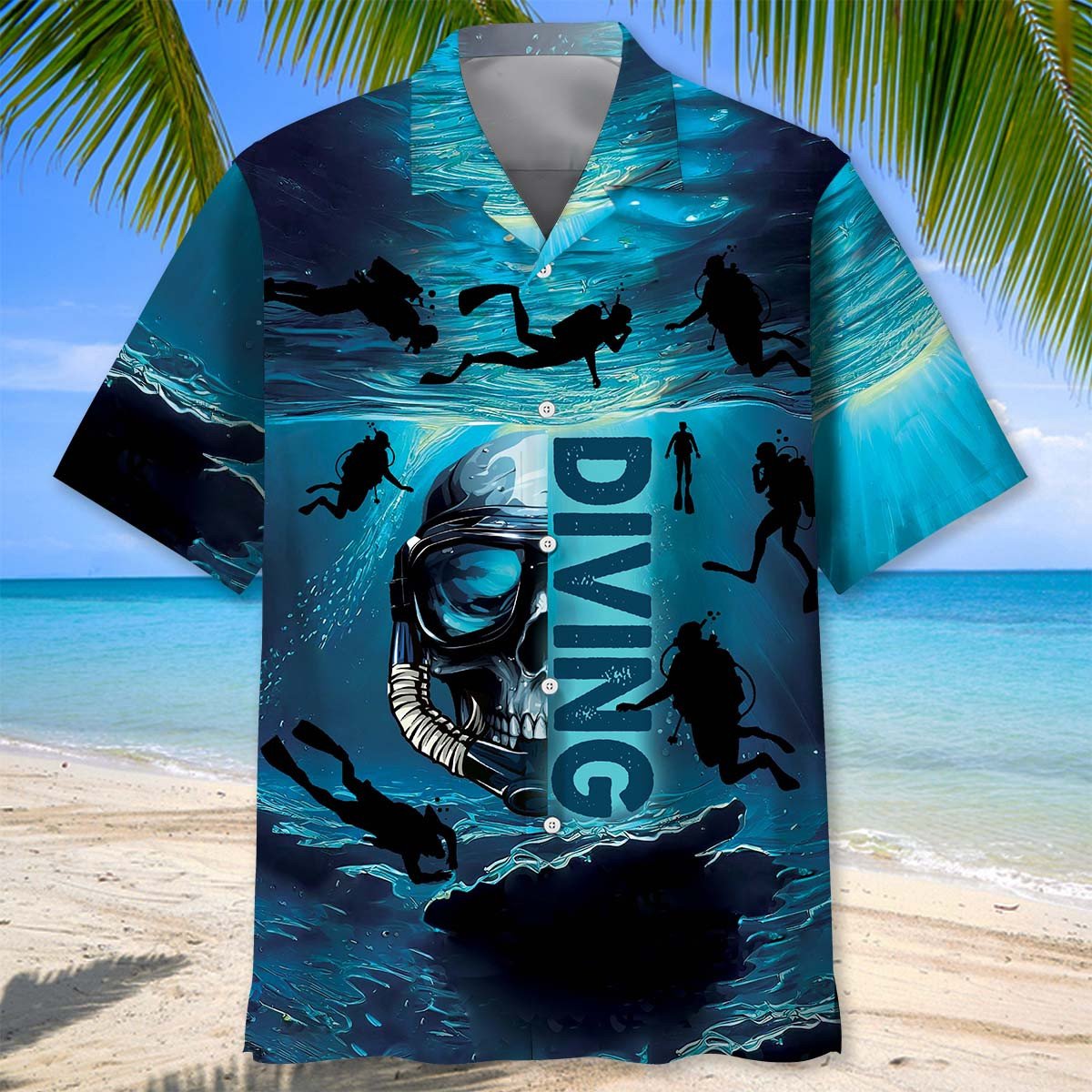 Scuba Diving Discovery Ocean Hawaiian Shirt, Aloha Beach Shirts 3D Printed, Cool Aloha Hawaiian Shirts HO5547