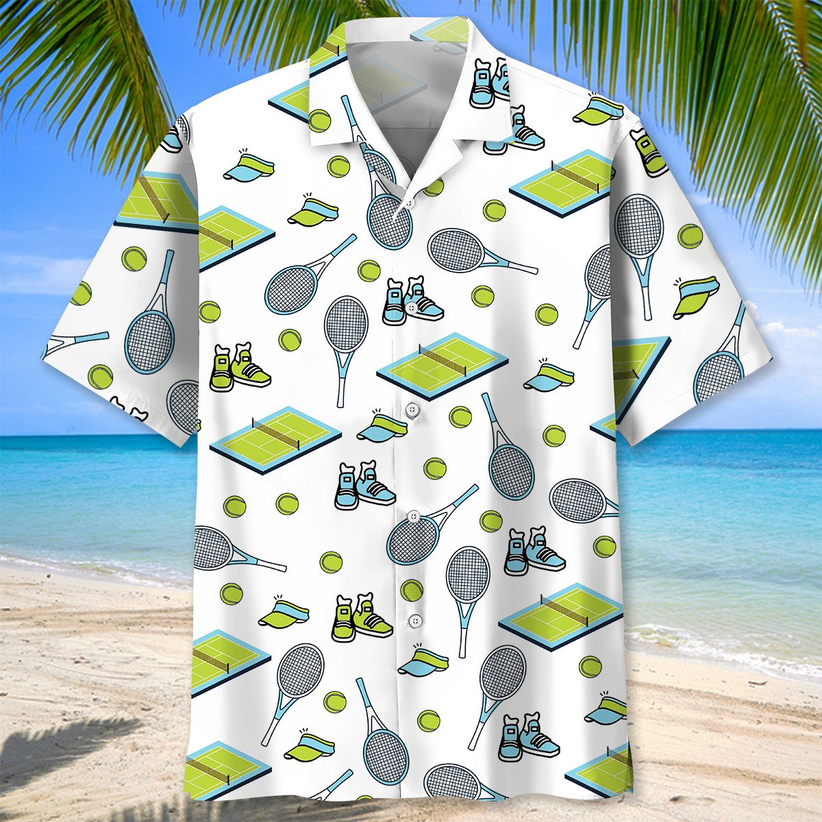 Funny Tool Tennis Hawaiian Shirt, Cool Short Sleeves Hawaiian Shirt, Idea Gift for Tennis Players HO5545