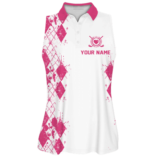 Customized Name Team Golf Shirt, We're More Than Just Golf Friends Short Sleeve Women Polo Shirt SO1056