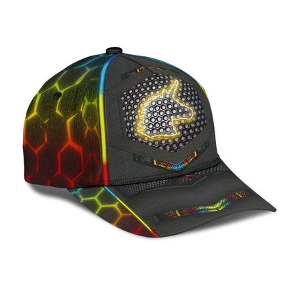 Gay Cap, Always Be Yourself Lgbt Unicorn Printing Baseball Cap Hat, Pride Accessories CO0328