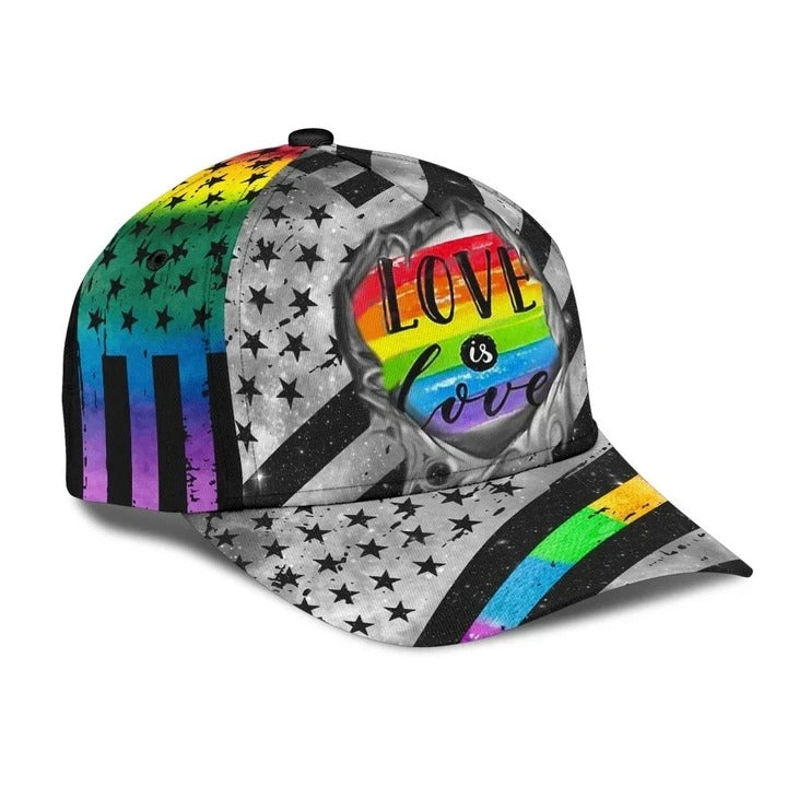 Pride Cap For LGBTQ, LGBT Printing Baseball Cap Hat 404 Not Found, All Over Print 3D Gay Lesbian Cap CO0323