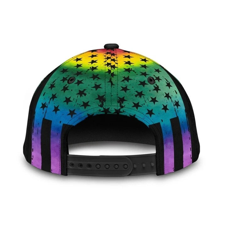 Pride Cap For LGBTQ, LGBT Printing Baseball Cap Hat 404 Not Found, All Over Print 3D Gay Lesbian Cap CO0323