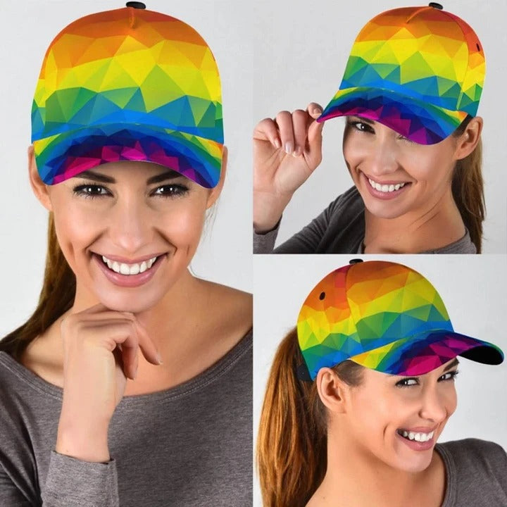 Pride Cap For LGBTQ, LGBT Printing Baseball Cap Hat 404 Not Found, All Over Print 3D Gay Lesbian Cap CO0323