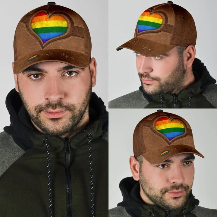 Gay Pride Accessories, Sea Turtle You Are Loved LGBT Printing Baseball Cap Hat, 3D Baseball Cap For Lgbt CO0321