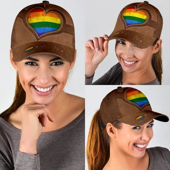 Gay Pride Accessories, Sea Turtle You Are Loved LGBT Printing Baseball Cap Hat, 3D Baseball Cap For Lgbt CO0321