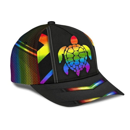 Gay Pride Accessories, Sea Turtle You Are Loved LGBT Printing Baseball Cap Hat, 3D Baseball Cap For Lgbt CO0321