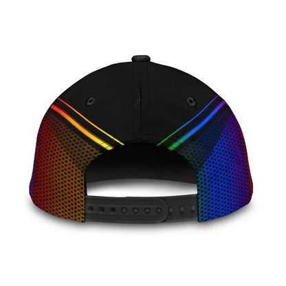 Lgbt Baseball 3D Cap, B Plus K Lgbt Printing Baseball Cap Hat CO0296