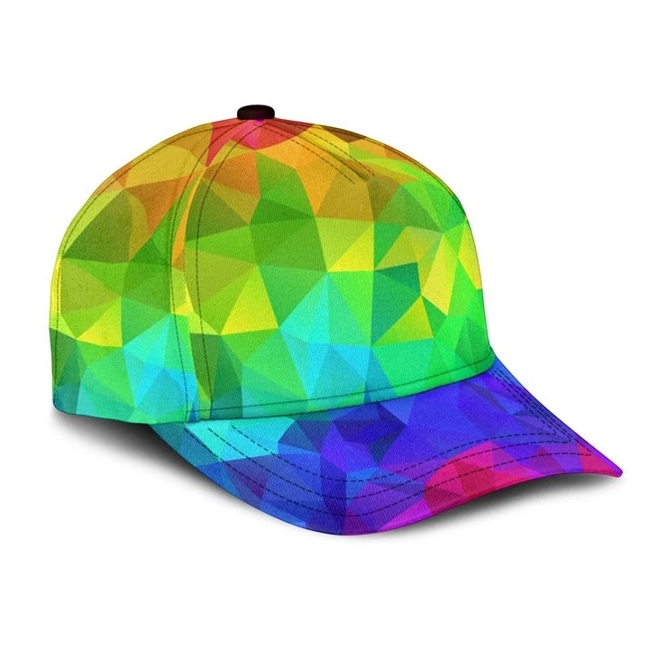 Colorful Skull You're Loved LGBT Printing Baseball Cap Hat, LGBT Pride Accessories CO0293