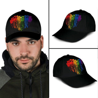 Colorful Skull You're Loved LGBT Printing Baseball Cap Hat, LGBT Pride Accessories CO0293