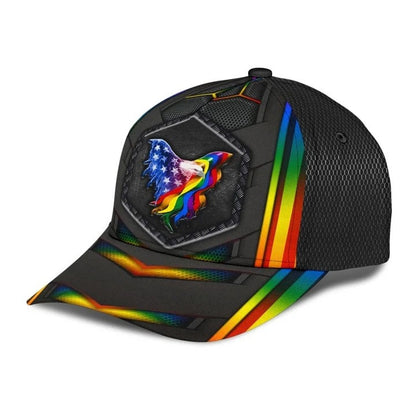 Colorful Skull You're Loved LGBT Printing Baseball Cap Hat, LGBT Pride Accessories CO0293