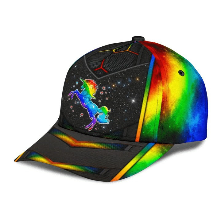 Pride 3D All Over Printing Baseball Cap, Reaper Show Up LGBT Classic Cap, LGBT Pride Accessories CO0283