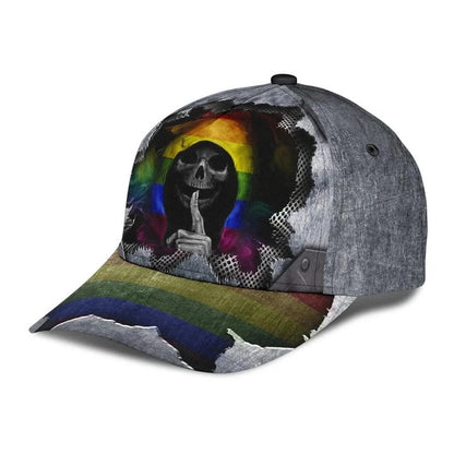 Pride 3D All Over Printing Baseball Cap, Reaper Show Up LGBT Classic Cap, LGBT Pride Accessories CO0283