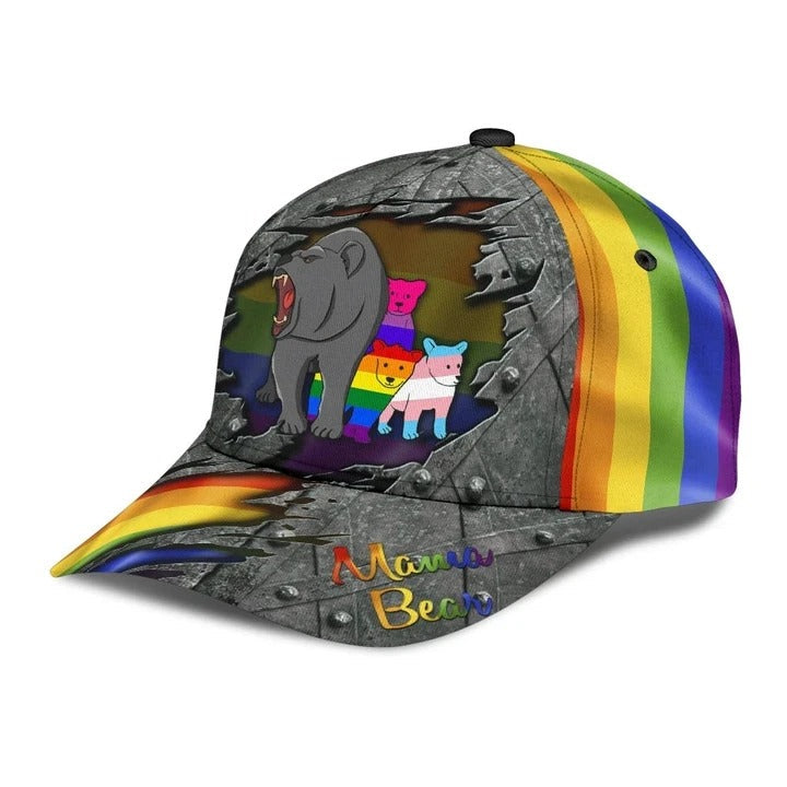 Pride 3D All Over Printing Baseball Cap, Reaper Show Up LGBT Classic Cap, LGBT Pride Accessories CO0283