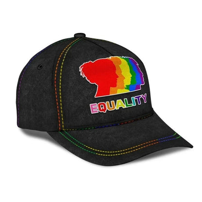 Pride Cap For Gaymer, Mama Bear Family Cool LGBT 3D Printing Baseball Cap Hat, Lesbian Gifts CO0269