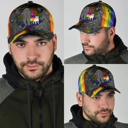 Pride Cap For Gaymer, Mama Bear Family Cool LGBT 3D Printing Baseball Cap Hat, Lesbian Gifts CO0269