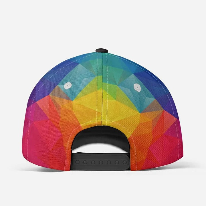 3D Pride Baseball Cap Abstract LGBT Unicorn Love Is Love Printing Baseball Cap Hat, Pride Cap CO0250