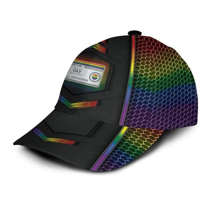 Personalized Lgbt Baseball Cap Hat, Pride Love Wins Lgbt 3D All Over Printing Classic Cap Hat CO0227