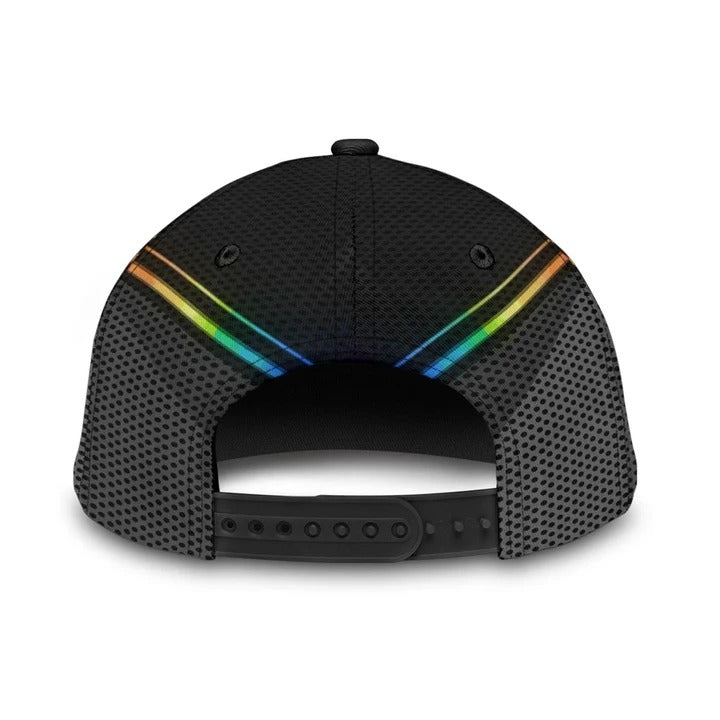 Personalized Lgbt Baseball Cap Hat, Pride Love Wins Lgbt 3D All Over Printing Classic Cap Hat CO0227