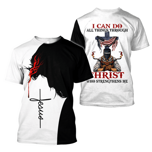 Jesus Welder Jesus All Over Printed Unisex Customized Shirts, Jesus Welder Shirt TO3138