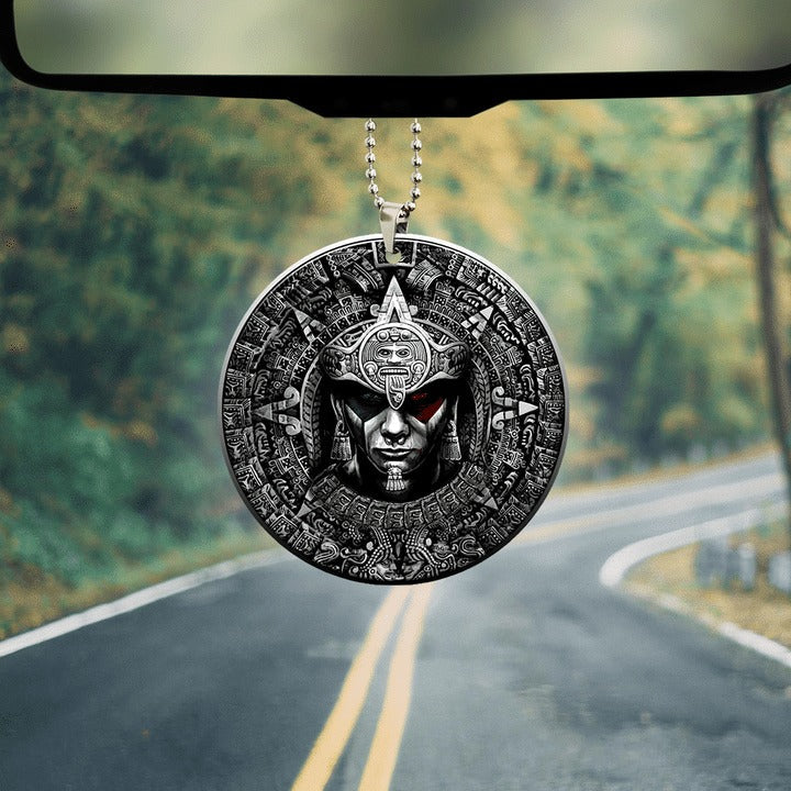 3D All Over Printed Aztec Ornaments Car Interior Mirror Hanging Ornament For Aztec Lover OO1127