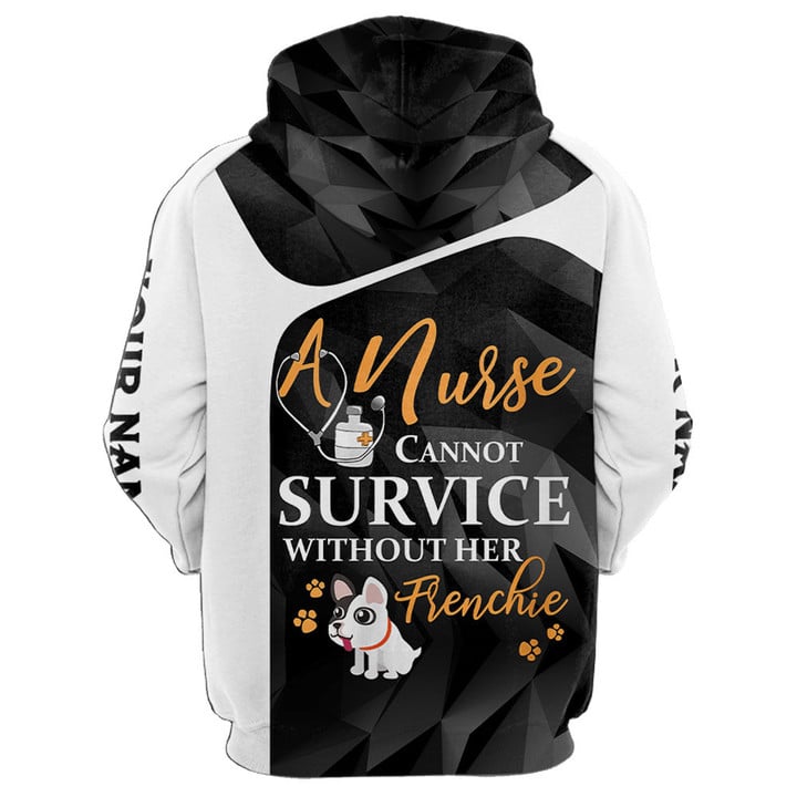 A Nurse Cannot Service Without Her Frenchie Dog Nurse Shirt, Indispensable Item For Nurse Lovers TO3250