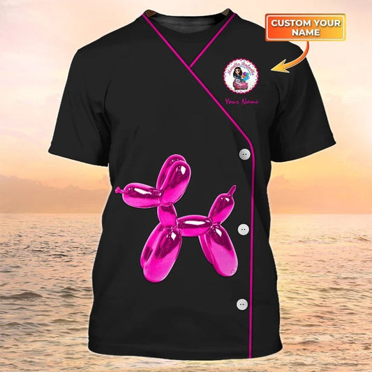 Custom 3D Black Shirt For Event Planner, Event Planning Black Uniform Shirt Women TO2217