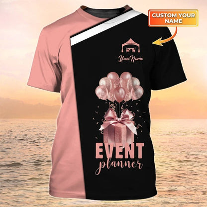 Custom 3D Full Printed Event Planning Shirt, Event Planner Shirts Event Planner Gift TO2215