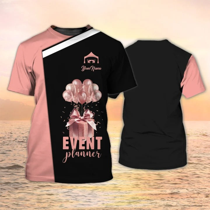 Custom 3D Full Printed Event Planning Shirt, Event Planner Shirts Event Planner Gift TO2215