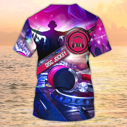 DJ Custom 3D Shirt Men Woman Personalized Disc Jockey Tshirt DJ Club Team Uniform TO2019