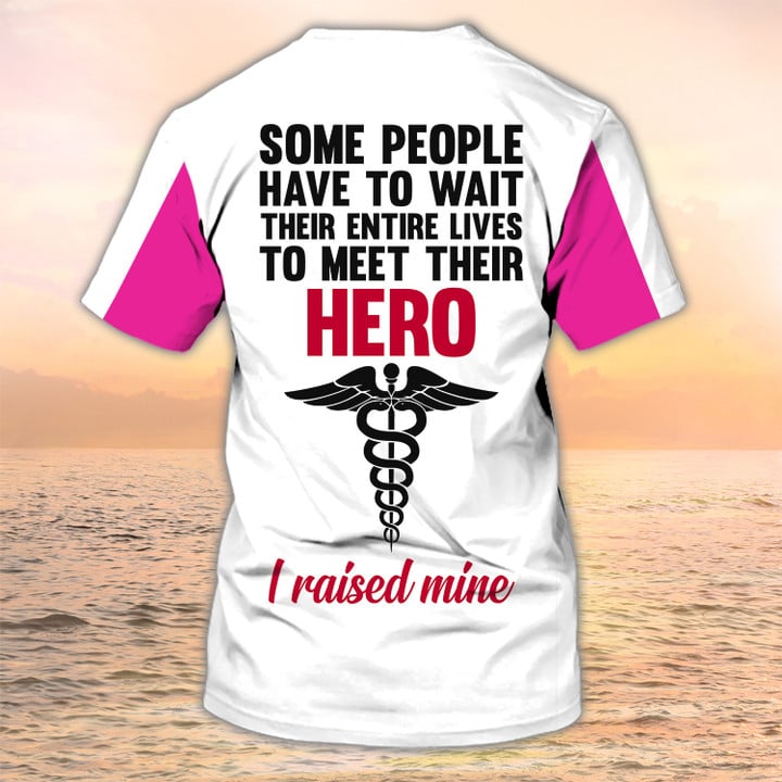 Nurse Mom Tshirt, Nursing Custom Shirts, Nurse Personalized Name, Funny Nurse Shirt TO3171