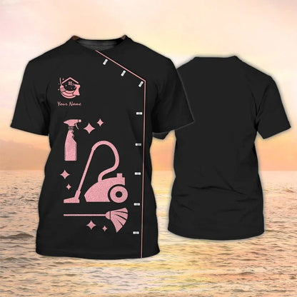 Housekeeping T shirts Maid Uniform Cleaning Tools Custom Shirt Gift For Housekeeper TO2193