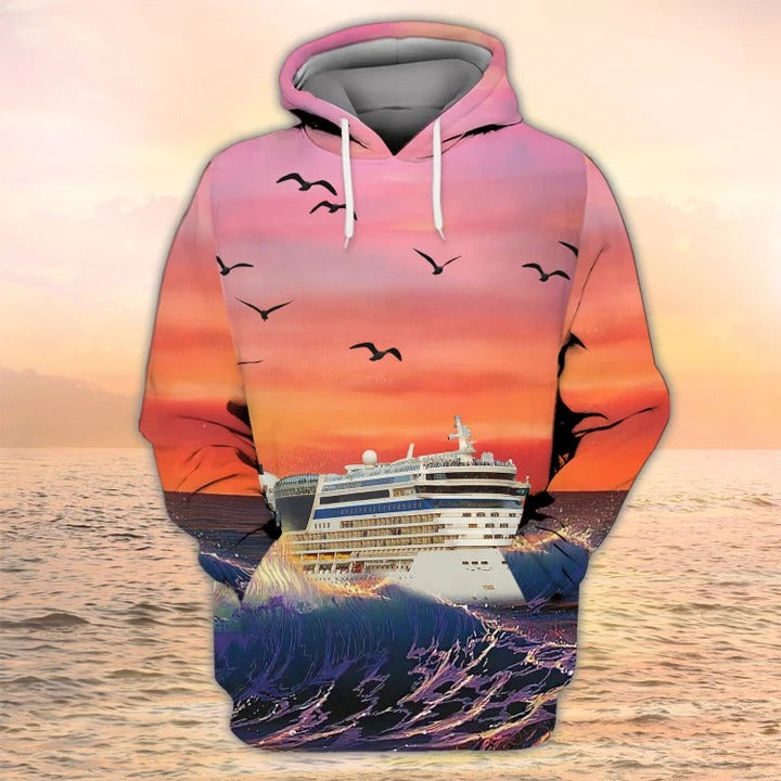 Cruise T Shirts For Friends, Family Cruise T Shirt Ideas, 3D Full Print Cruise Hoodie Sweatshirt TO2776