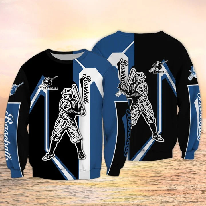 Baseball T Shirt Men Women, 3D All Over Print Baseball Hoodie Hawaiian Shirt, Baseball Player Uniform TO0081