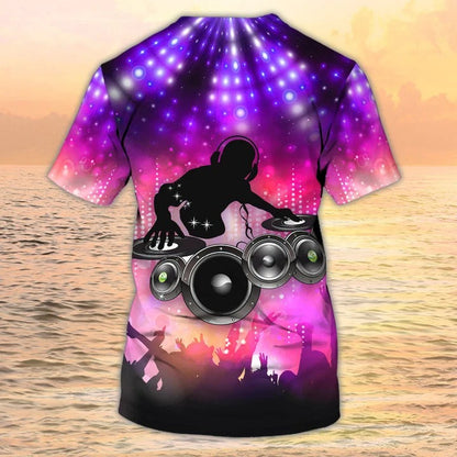 DJ Shirt Custom, 3D Printed Men DJ Shirt, Women DJ Tshirt, DJ Gift TO2285