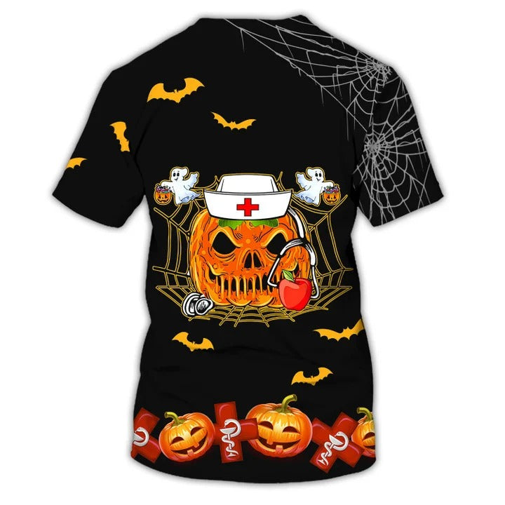 Halloween Nurse T Shirt, You Can't Scare Me Halloween Gift For Nurse TO2340